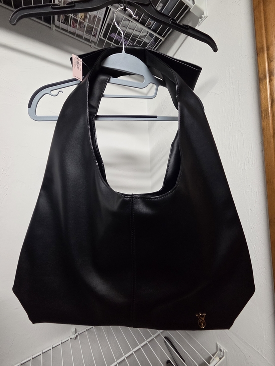 Victoria's Secret Handbags - Victoria's Secret Black Soft Hobo Shoulder Bag